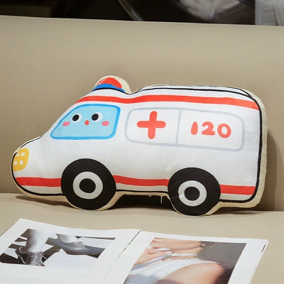 Oyuncaq yastıqlar – Rag Doll - 5029cm-white-ambulance-03kg-dimensions-as-shown-in-the-picture