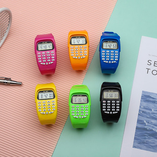 New children's electronic calculator watch portable multi-functional creative computer toy watch manufacturers wholesale