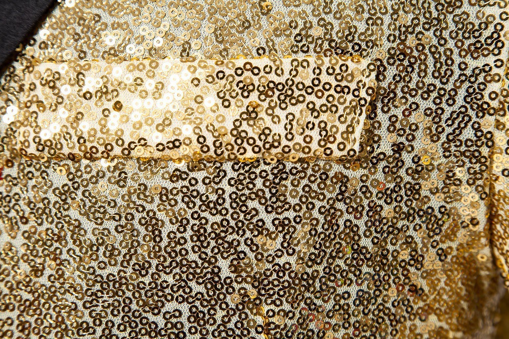 Traje de apresentação masculino com lantejoulas douradas para meninos e americanos, terno para boate, roupa masculina para apresentador, mestre de cerimônias, jaqueta de estúdio, tamanho europeu._voghion.com