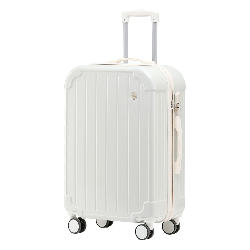 Caja de la carretilla de las mujeres del equipaje Hombres fuerte y duradero estudiante universal rueda contraseña caso de cuero caja de equipaje entrega de una pieza