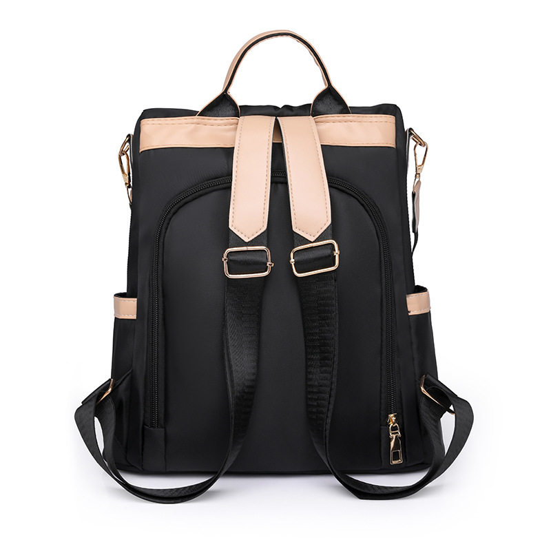 Venta al por mayor transfronteriza 2024 nueva versión coreana de la mochila antirrobo para mujer moda contraste color urbano viaje mochila marea