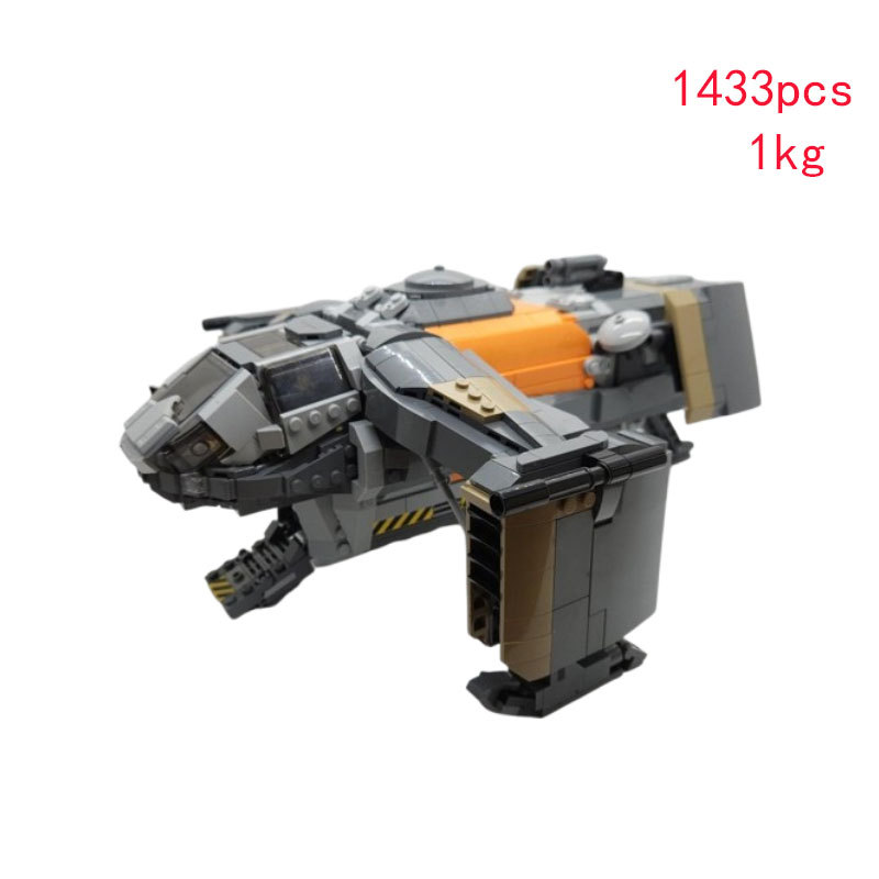 Brinquedo de blocos de montar MOC-181257 para exploração espacial, com peças pequenas, disponível em estoque e com grande procura internacional._voghion.com