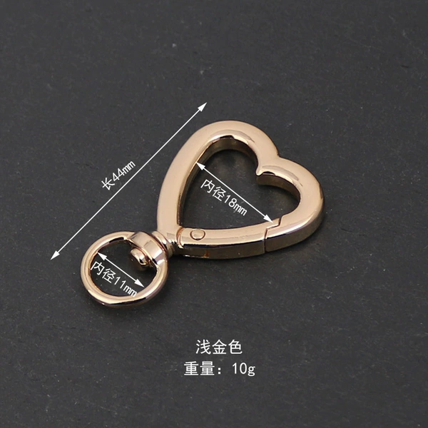 Large love buckle light golden color