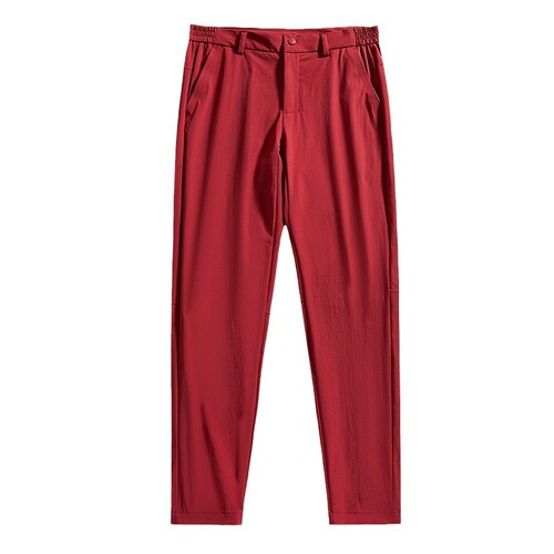 New Outdoor Ice Silk Quick-Dry Straight Leg Pants for Men and Women, Casual Sports Straight Leg Pants, Summer Thin Elastic Pants for Men