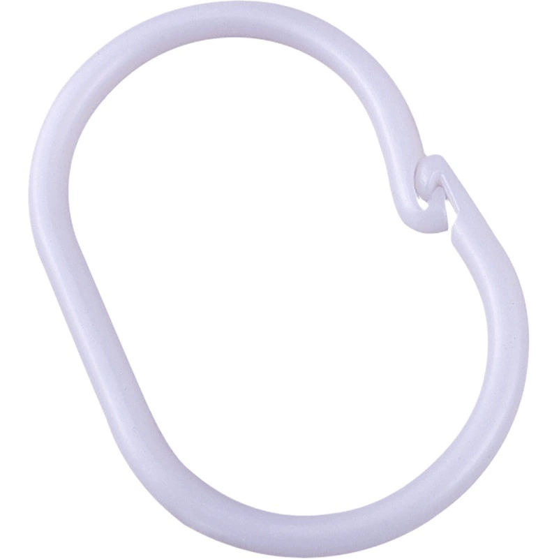 Крючок для штор Живая Пряжка Ванная комната Телескопический стержень Аксессуары Занавеска для кровати Дверная занавеска Крючок для занавески для душа C-образное кольцо Открытое кольцо