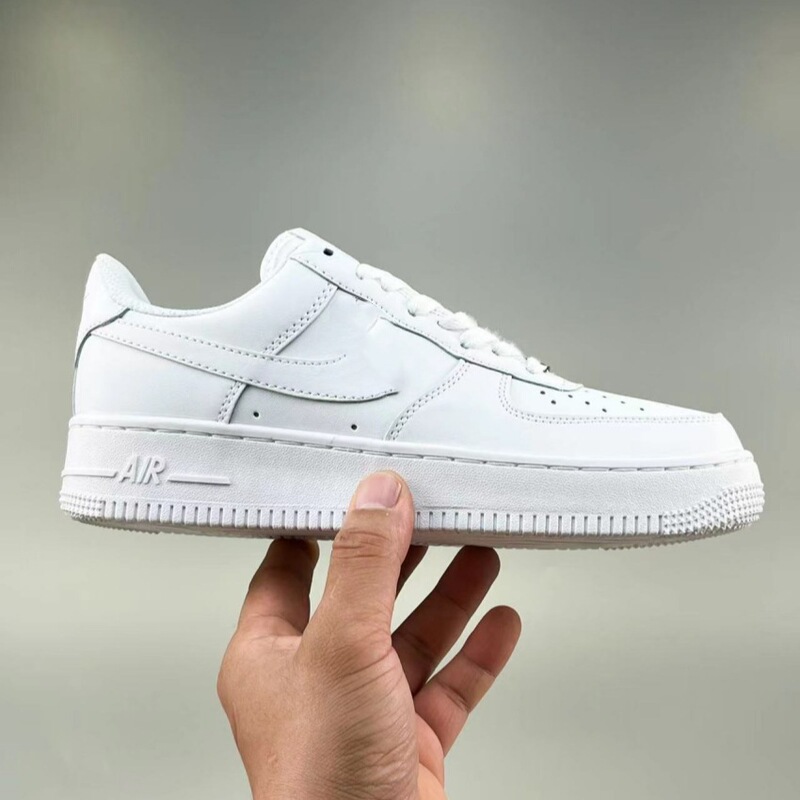 Putian Air Force One Pure White Versatile First-Layer Leather Classic Couple Men's and Women's Casual Shoes Cross-Border Direct Supply Putian Air Force One Pure White Versatile First-Layer Leather Classic Couple Men's and Women's Casual Shoes Cross-Border Direct Supply