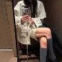 中长款新款显瘦秋冬皮衣