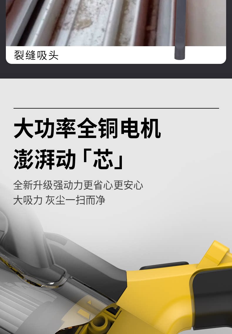 Handheld Lithium Battery Vacuum Cleaner, Household and Car Dust Remover, Vacuum with Super Powerful Suction, Convenient Industrial Vacuum Cleaner