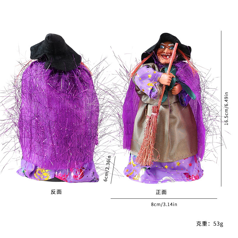 新しいハロウィン魔女吊り下げ装飾品お化け屋敷天井吊り下げ魔女付きハロウィン装飾シーンアレンジメント|undefined