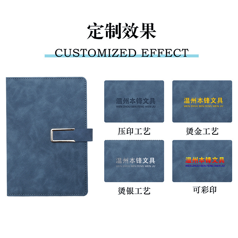Caja de regalo de cuaderno transfronterizo logotipo conjunto de negocios A5 cuaderno de notas de trabajo actas de reunión cuaderno de calentamiento caja de regalo