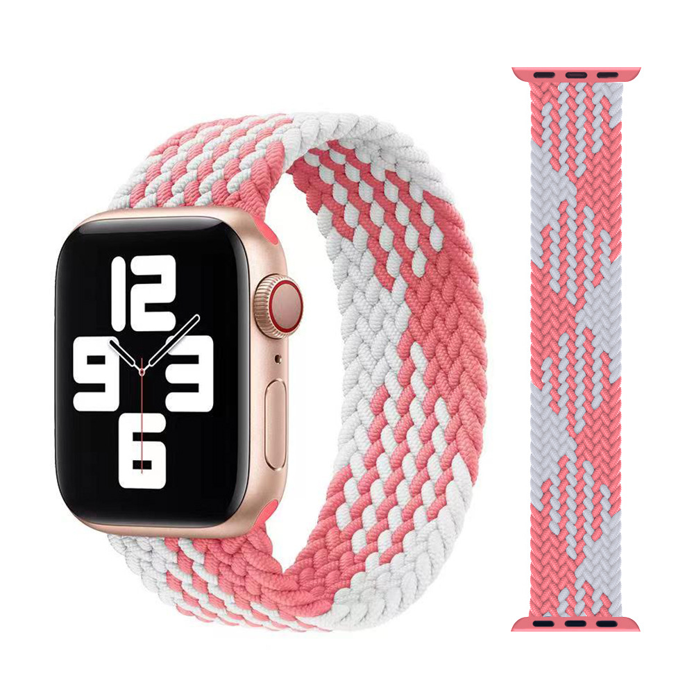 Apple Watch Dây đeo dệt đàn hồi một vòng Dây đeo cổ tay tích hợp đàn hồi Apple Watch8765432SE