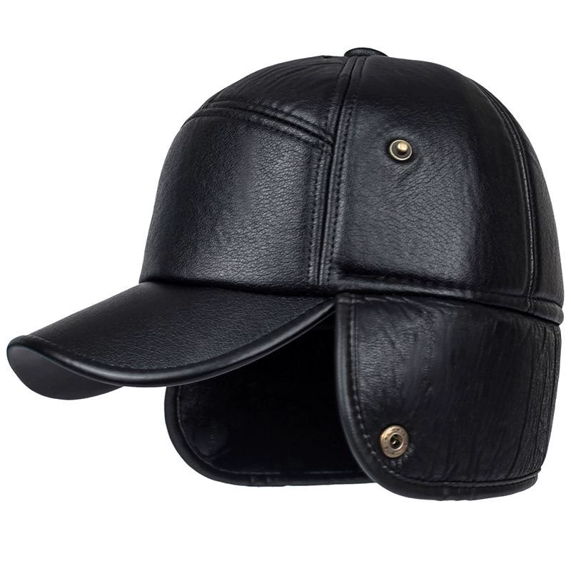 Demi-season keep warm hat, warm windproof cap with hood, for middle age