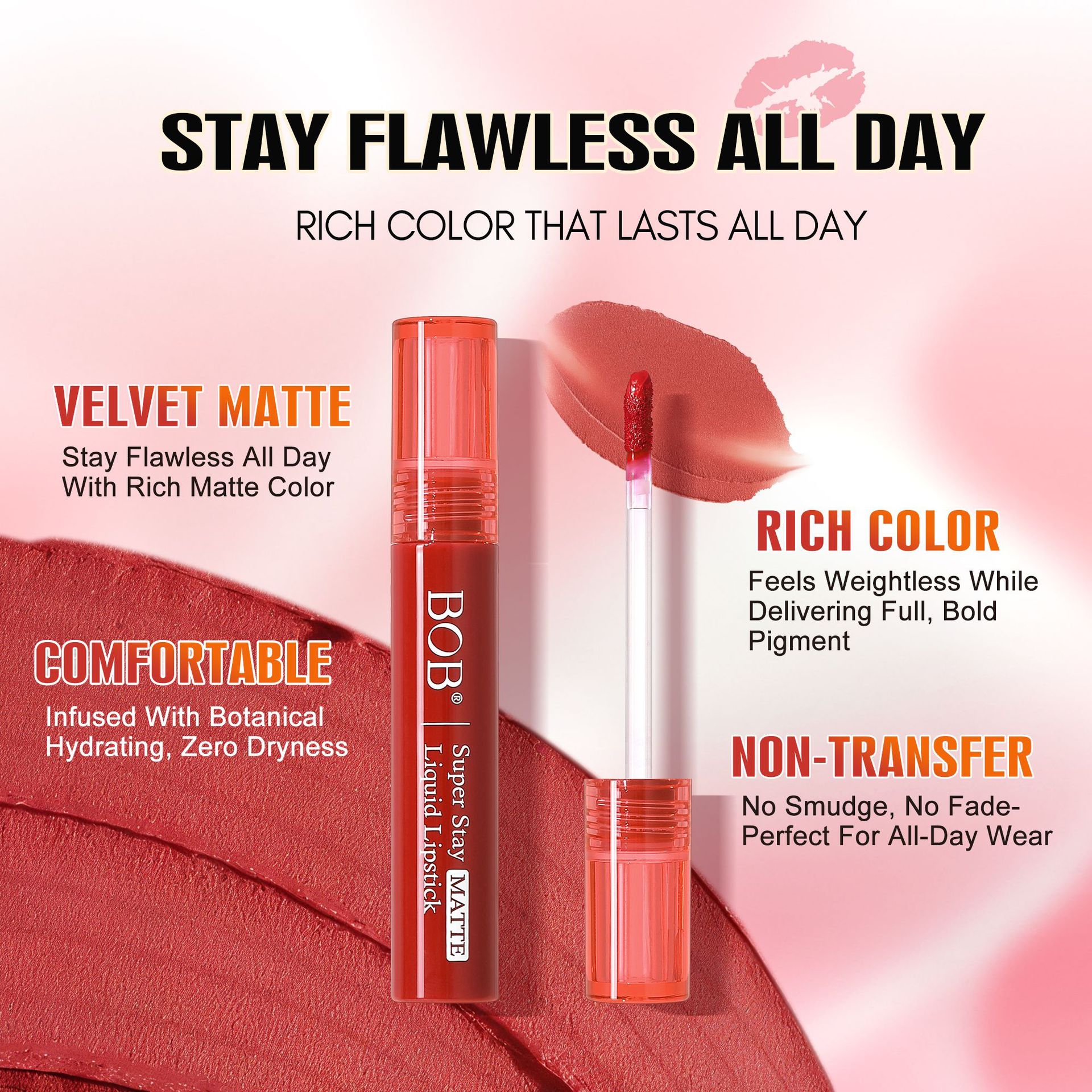 Gloss à lèvres mat velouté longue tenue couleur intense_voghion.com