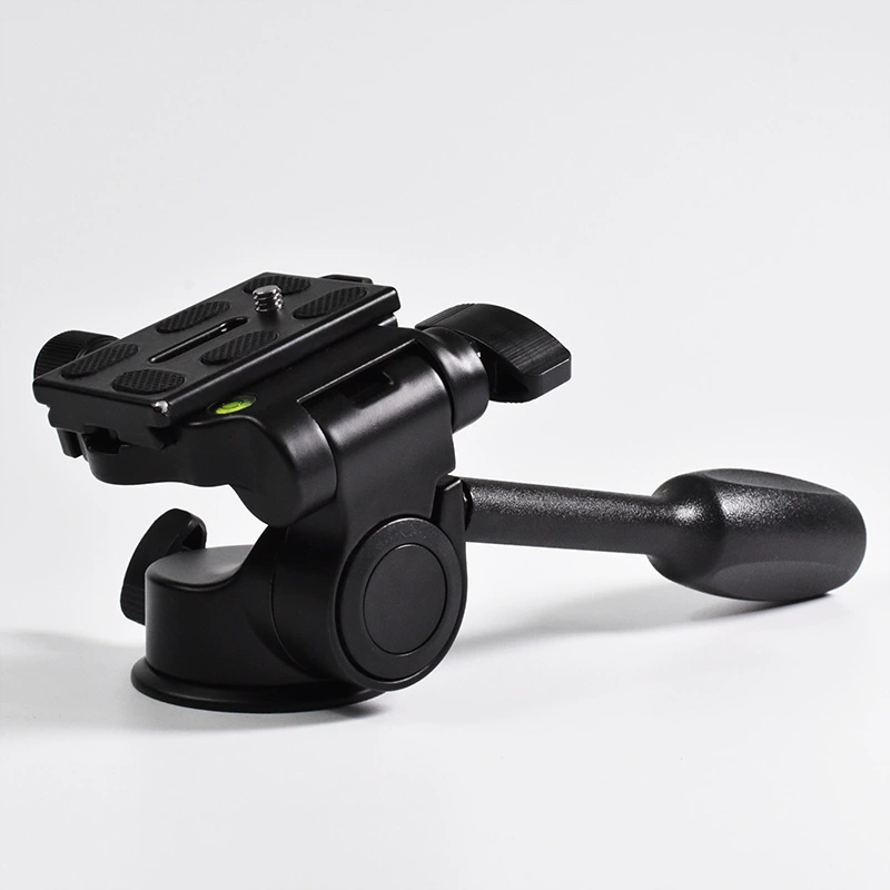 Цельнометаллический стабилизатор с гидравлической амортизацией, поворот на 360 градусов ° Панорамная трехмерная головка-штатив для фотосъемки и видеосъемки