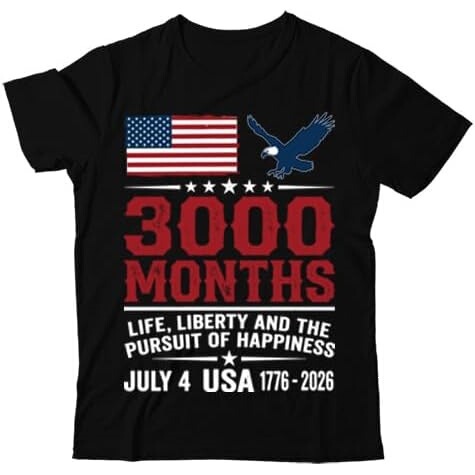 【European Size Cotton T-Shirt】250th Anniversary American Shirt, 4th of July Women's T-Shirt, Independence Day We the People 【European Size Cotton T-Shirt】250th Anniversary American Shirt, 4th of July Women's T-Shirt, Independence Day We the People