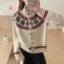 秋冬显瘦外穿宽松开衫