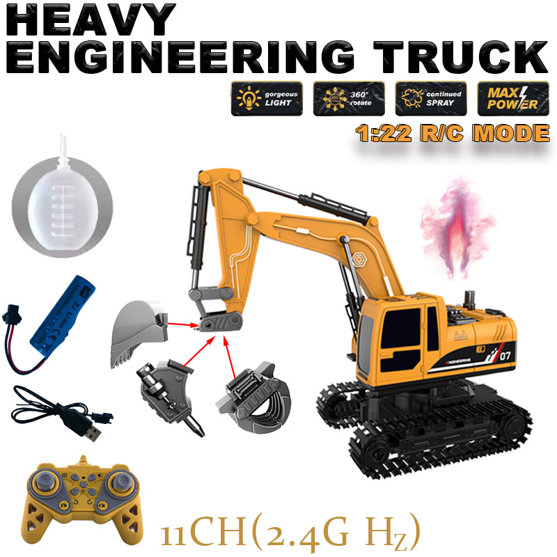 Lightweight spray, remote control, sound system, three-in-one