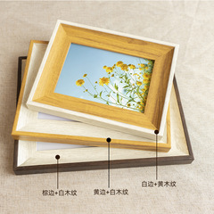 簡約歐式創意像框6寸7寸 8 10寸A4影樓婚紗照片框相框擺台掛牆