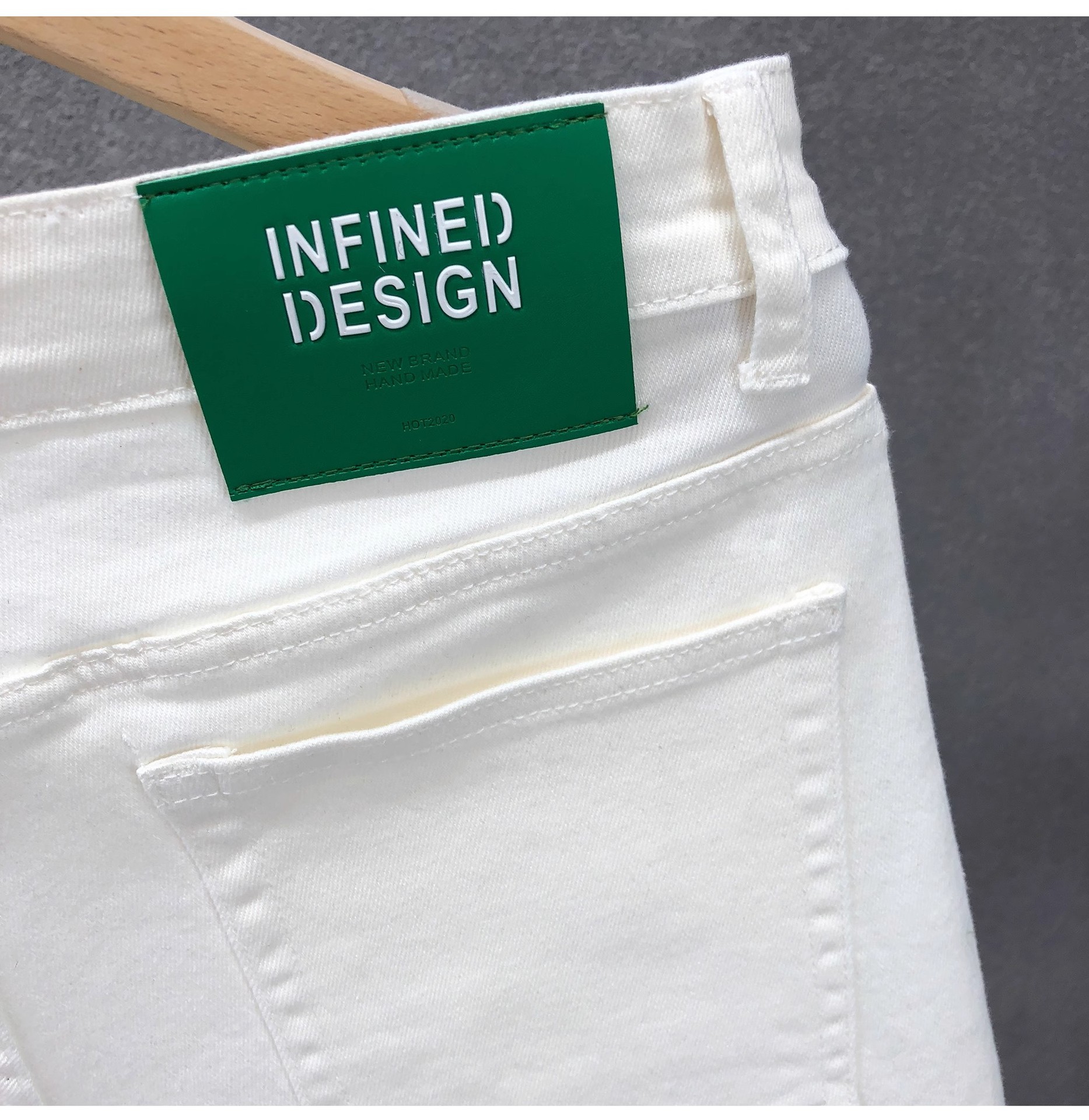 Schlanke Stretch Jeansshorts Für Herren In Blau Für Den Sommer_voghion.com