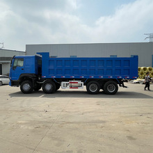 出售出口非洲HOWO自卸卡车 8*4渣土运输车 375马力砂石料倾斜车