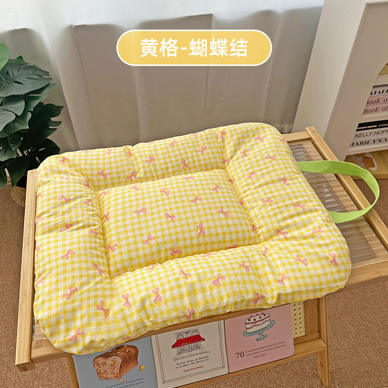 부드럽고 편안한 도파민(노란색 격자무늬 리본)은 고양이와 개 모두에게 적합합니다.