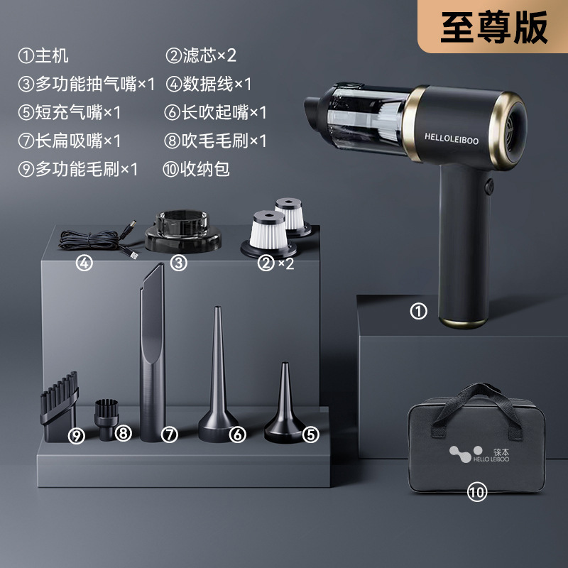 블랙 앤 골드 슈프림 모델 [필터 2개 + 핸드백]