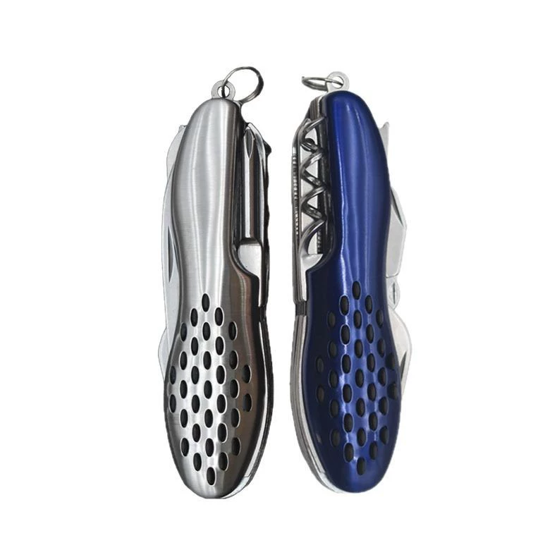 Creative universal travel foldable knife stainless steel, direct factory sales, Birthday gift