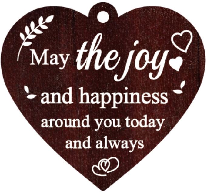 Joy 호두 색상 양면 인쇄