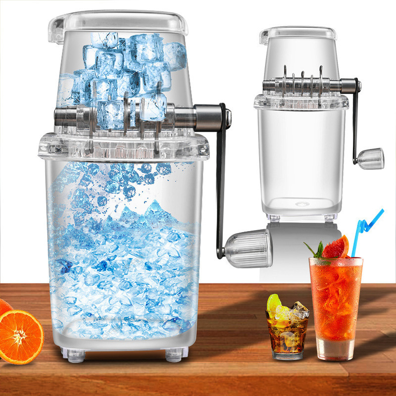 Amazon cross-border European and American small household manual ice crusher transparent multi-purpose hand ice Planer bait crusher Amazon cross-border European and American small household manual ice crusher transparent multi-purpose hand ice Planer bait crusher
