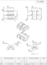 骨架 UT20双槽内芯配卧式2+2底座 UT20 ET20
