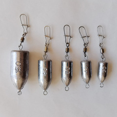 Bullet type lead pendant fishing gear supplies fishing lead pendant throwing rod lead pendant sea rod lead pendant stainless steel lead pendant manufacturer wholesale