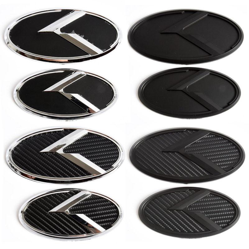 Suitable for Kia K5 modification: front and rear K logo, herringbone logo, modified car logo, K grille logo, rear logo