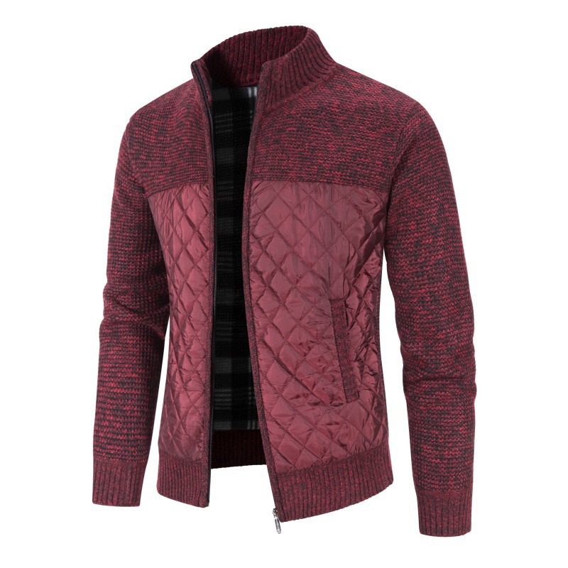 Cárdigan Tejido con Cuello Alto para Hombre de Poliéster Grueso Lavable a Máquina para Primavera y Otoño image 7
