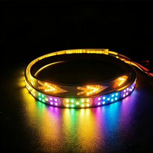 LED Rəng Dəyişən Dekorativ Zolaq Dönmə, Əyləc, Geri Hərəkət üçün, Universal Yük Maşını Arxa Fənəri