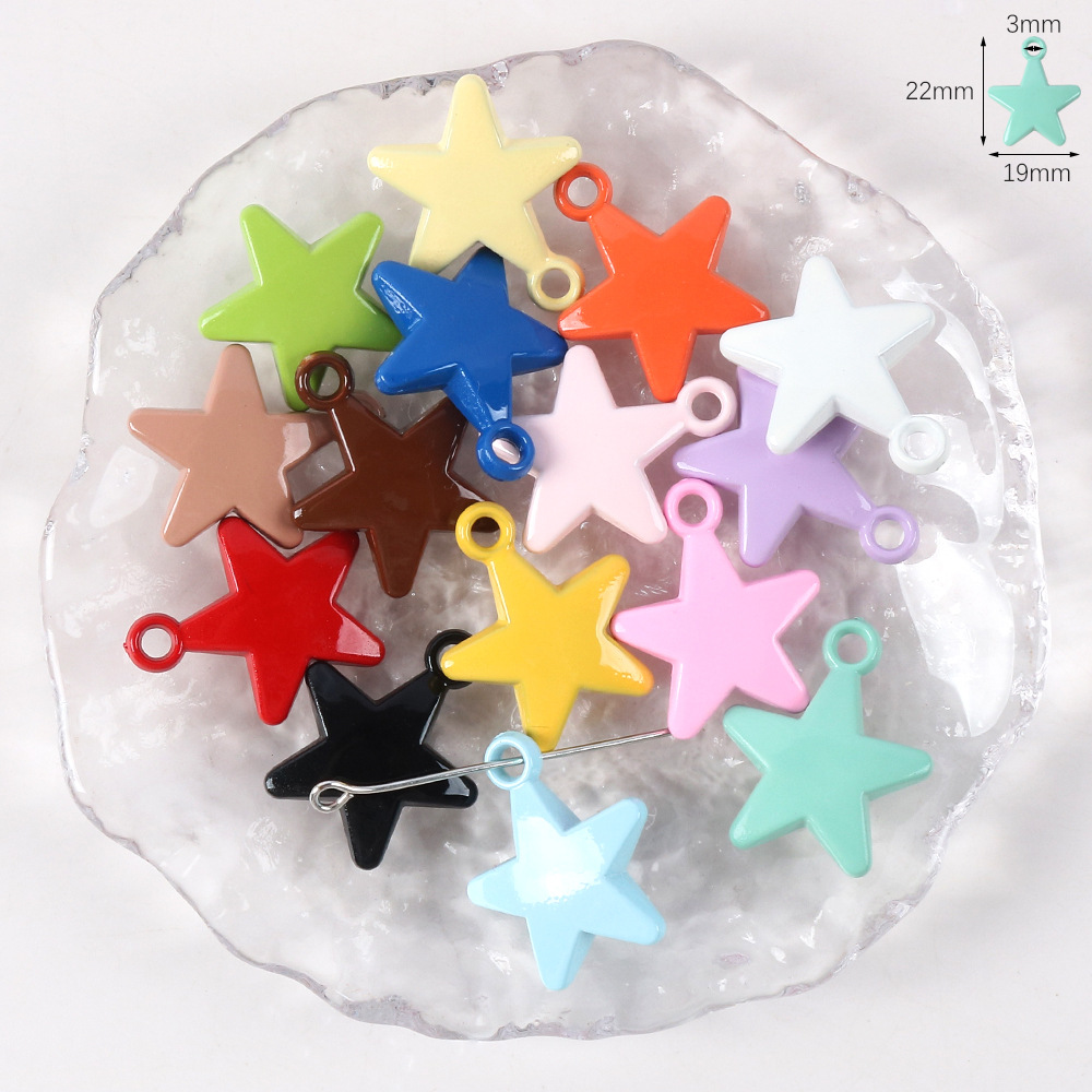 62# five-pointed star pendant