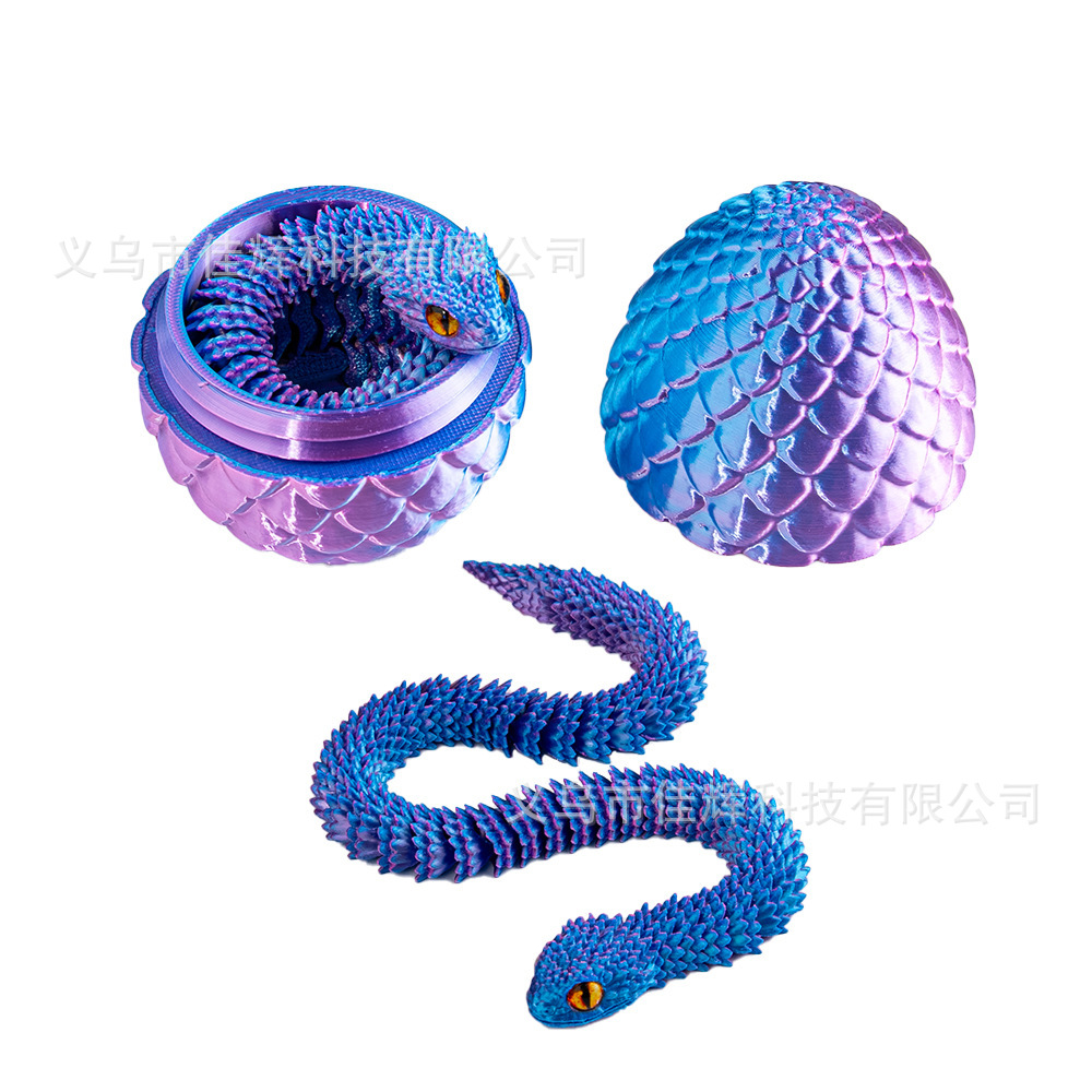 분홍색과 파란색 뱀알