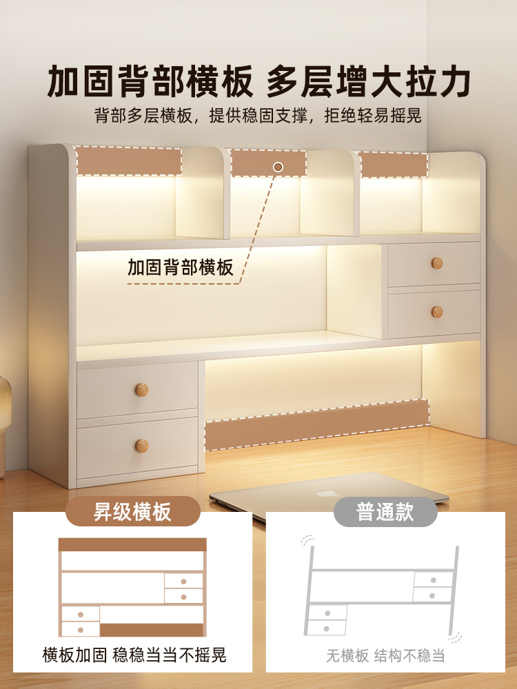 書架桌上置物架學生宿舍桌面收納架辦公室小型多層整理架簡易書櫃
