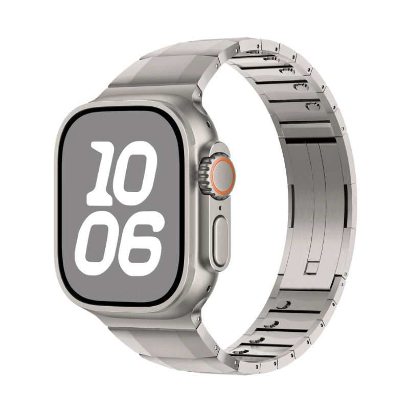 适用苹果快拆表带Apple Watch金属钢带iwatch10弧形不锈钢手表带|undefined