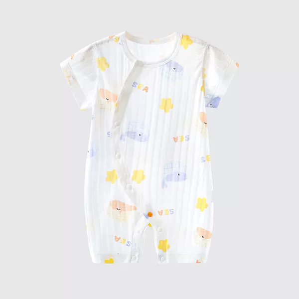 Marine bodysuit, with short sleeve