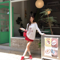 红人馆a字半身裙女夏季2025新款包臀小个子裙子巨好看的红色短裙
