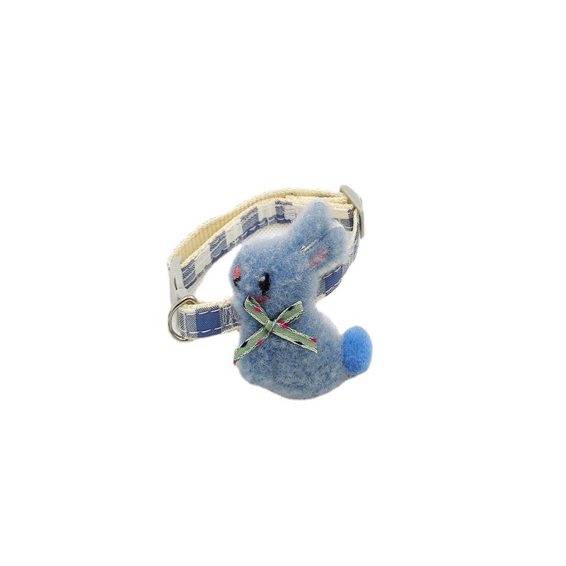 Nuevo collar de mascotas cuadriculado pequeño conejo gato collar gatos collar campanas perros joyerías fabricantes de artículos para mascotas