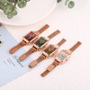 Factory direct -operated Internet celebrity hot sales of peacock green small square watch wholesale ins Milan network with small green table