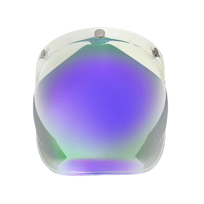 Dəbilqə (Kaska) aksesuarları, Retro Motorcycle Helmet Lens - revo-aurora-purple