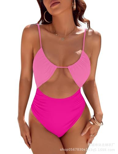 Nuevo traje de baño de una pieza estilo europeo y americano para mujer, sexy y con control de abdomen, de Amazon 2026