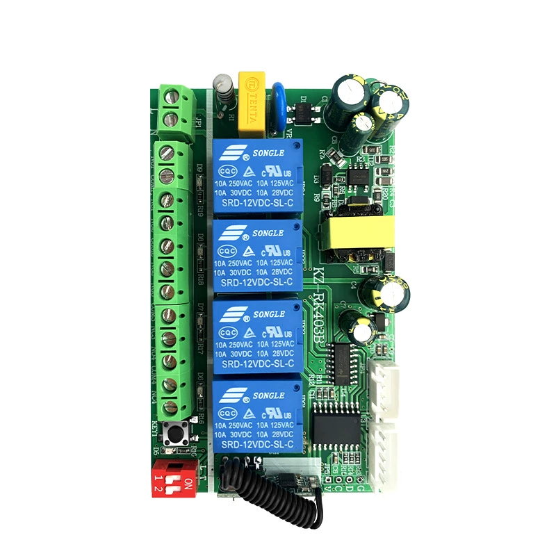 Switch key, engine, relay, lights, 220v, remote control