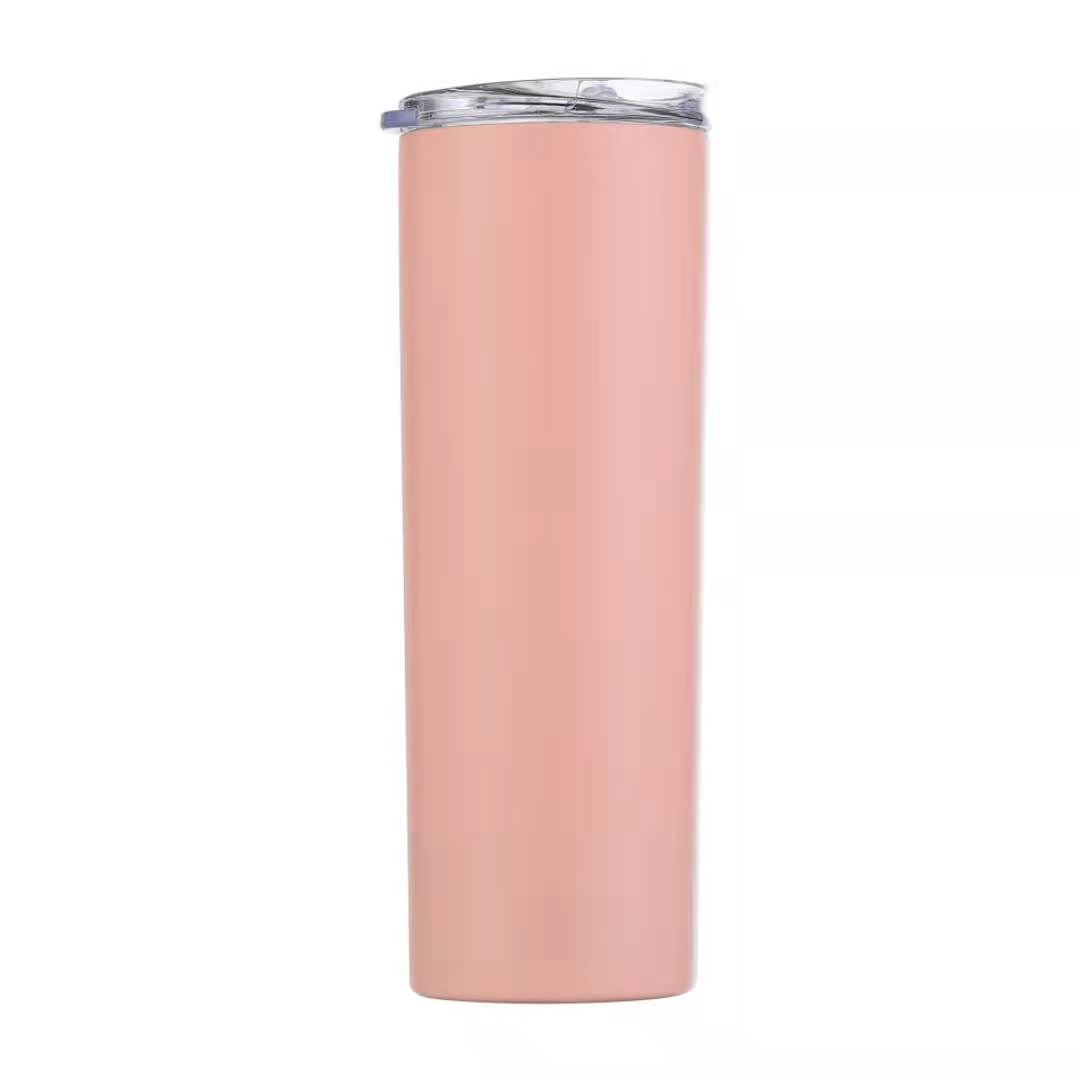 En stock 20oz taza recta 304 Acero inoxidable superficie brillante taza del coche taza de agua termo vacío taza