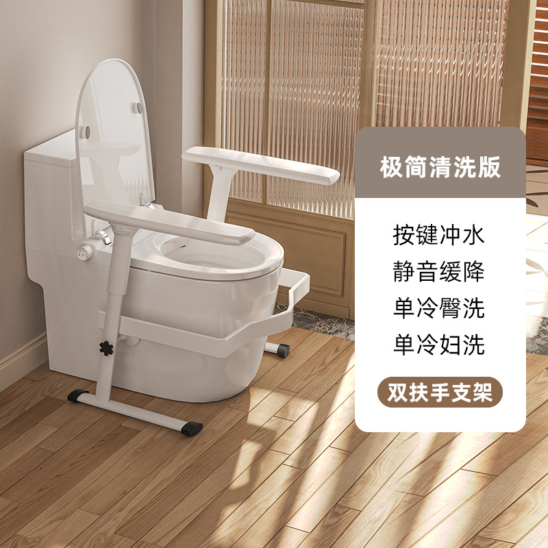 Nuevo inodoro inteligente de cerámica transfronteriza gran tubería hotel asiento de inodoro doméstico asiento de inodoro tipo sifón