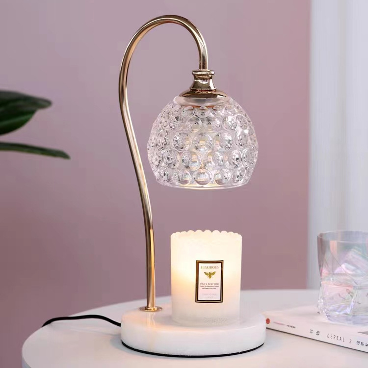 Lámpara de aromaterapia lámpara de fusión de cera nórdica madera maciza tiempo libre de humo fragancia vela japonesa simple lámpara de mesa decorativa lámpara de fusión de vela