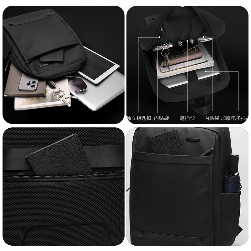 WEPOWER nuevo tipo de negocio, mochila simple y ligera, bolso de computadora portátil, mochila de gran capacidad.