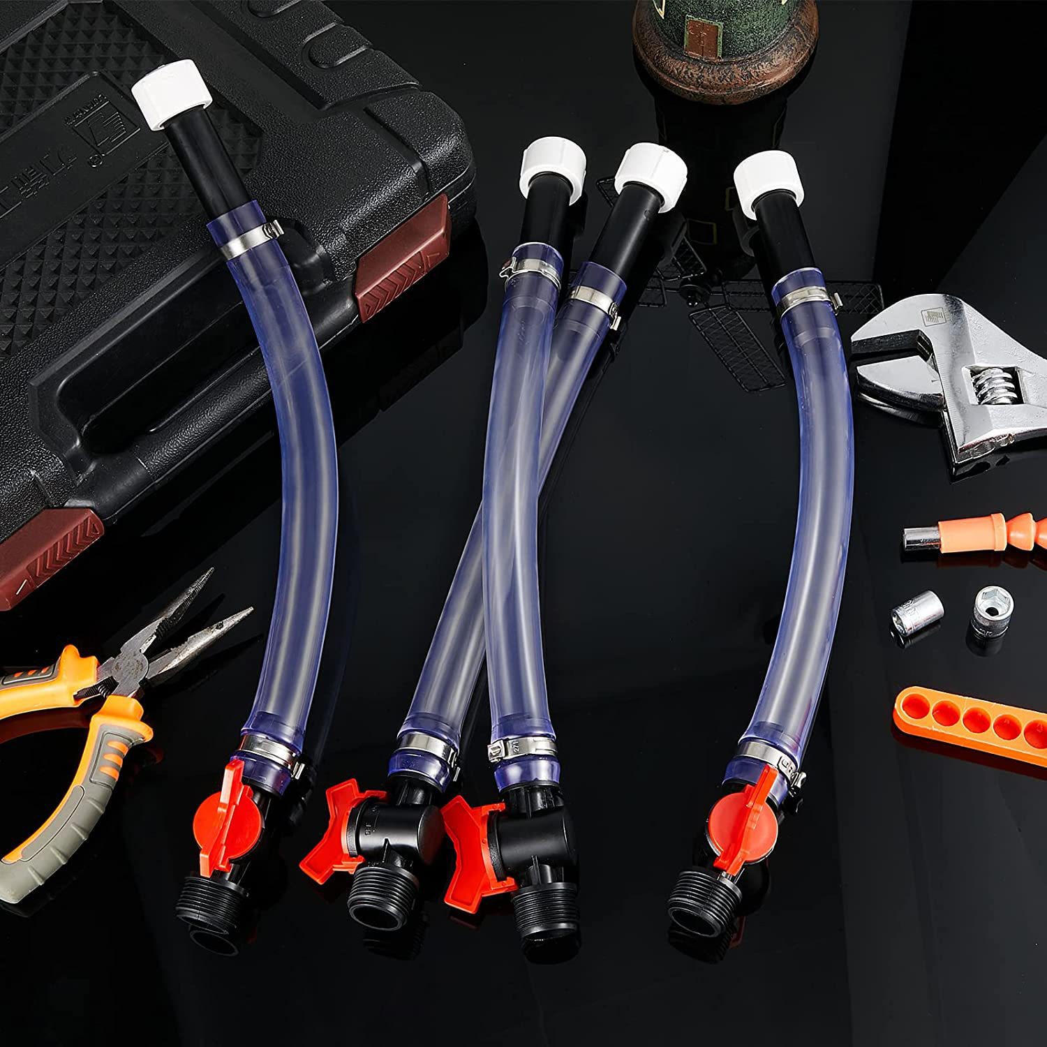 Cross-Border Amazon Racing Fuel Filling Hose with Switch Hose Kit Suitable for Jegs, Lc2 Fuel Tank